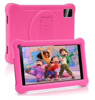 TABLET INFANTIL CON FUNDA ROSA PRECINTADA