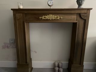 Chimenea decorativa madera
