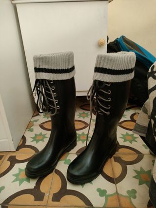 Botas lluvia Mustang negras nº36