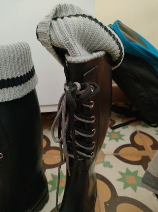 Botas lluvia Mustang negras nº36