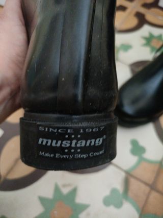 Botas lluvia Mustang negras nº36