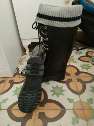 Botas lluvia Mustang negras nº36