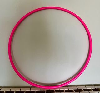 Se regala aro hula hoop gimnasia rosa