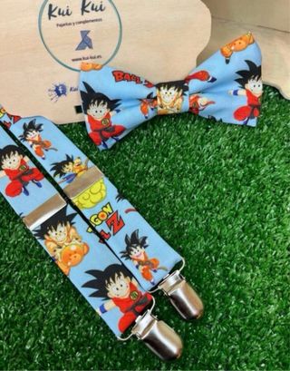 Tirantes y pajarita Goku Dragon Ball