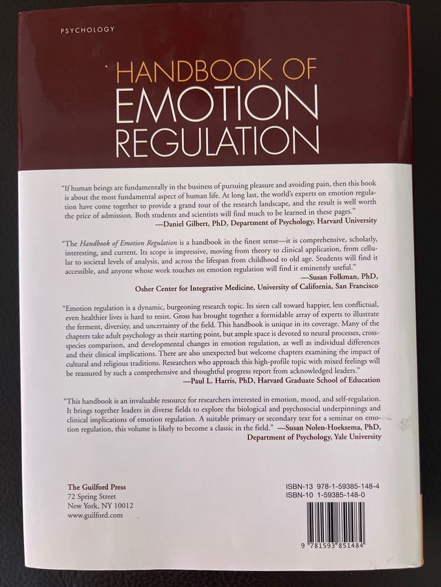 Handbook of Emotion Regulation, First Edition