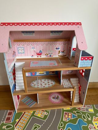 Casita muñecas infantil - Juguete de madera