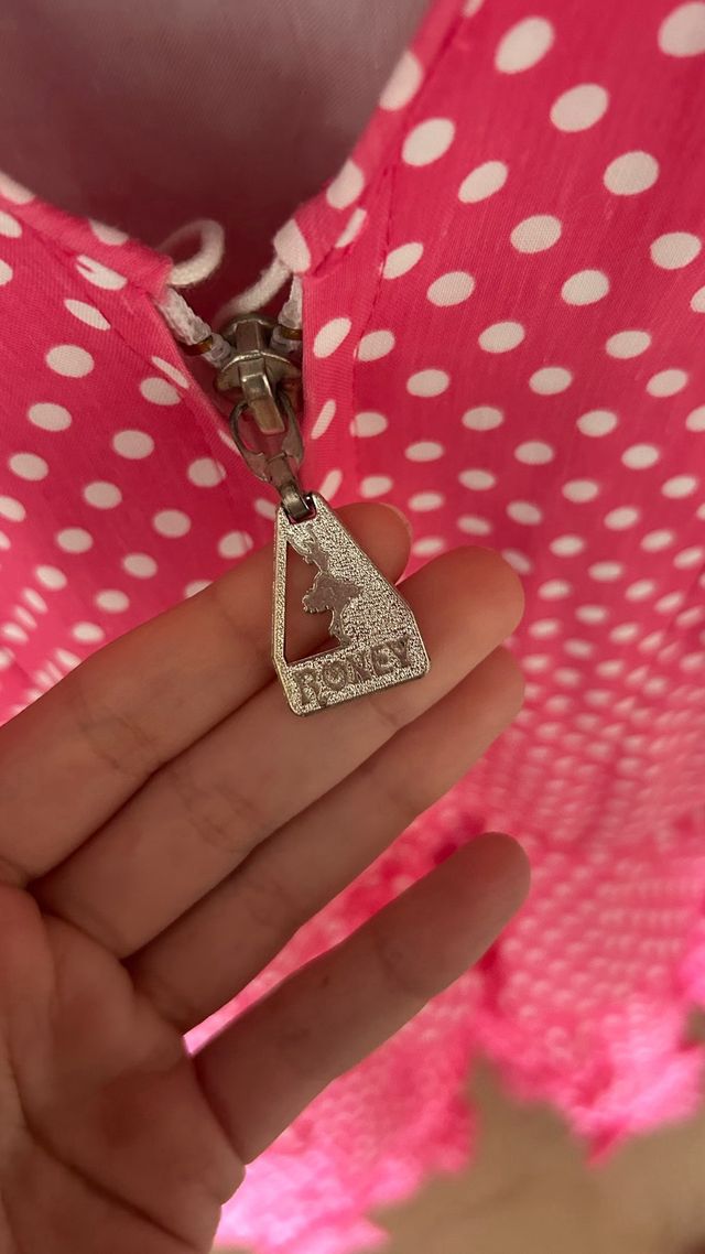 Traje Flamenca niña rosa lunares