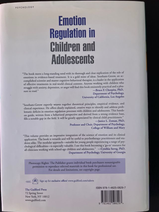 Emotion Regulation in Children and Adolescents:...