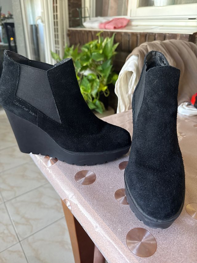 Botines Calvin Klein Jeans negros