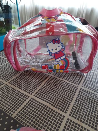 Patines Hello Kitty + casco y rodilleras