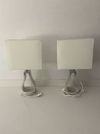 2 Lámparas mesa IKEA - modernas