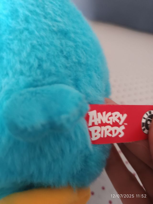 Peluche Angry Birds - Pájaro Azul