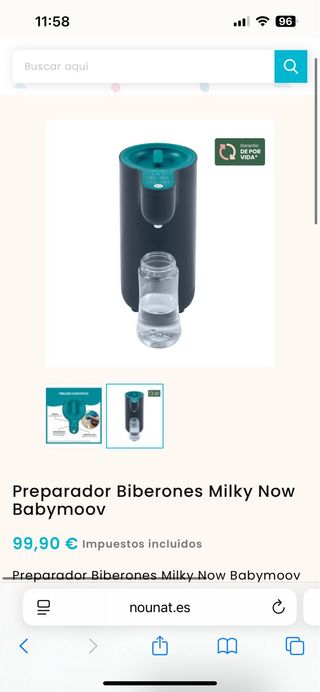 Babymoov Milky Now - Preparador Biberones