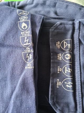 Pantalón y camisa trabajo azul - CE0338
