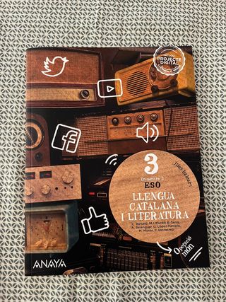 Llengua catalana i literatura 3. Son 3 libros