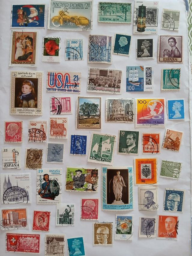 Sellos mundiales - Coleccion 8