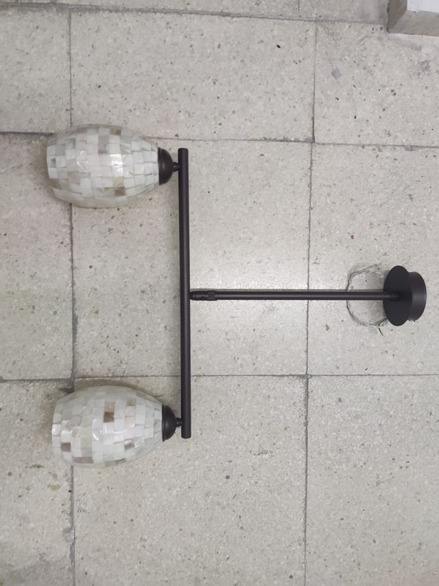 Lámpara mosaico 2 luces