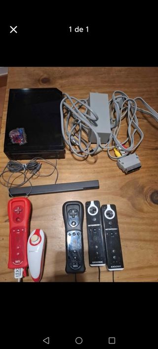Wii - Consola + 2 mandos + accesorios