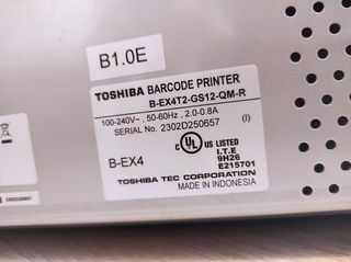 Impresora etiquetas TOSHIBA B-EX4T2