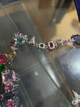 Collar y pendientes Swarovski multicolor