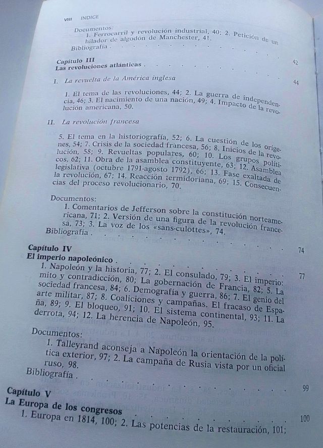 Historia Universal. EDAD CONTEMPORÁNEA.