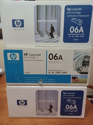 3 Toners HP LaserJet 06A C3906A