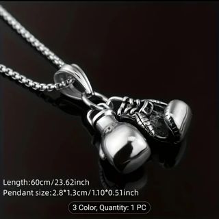 Collar con guantes de boxeo | Oro