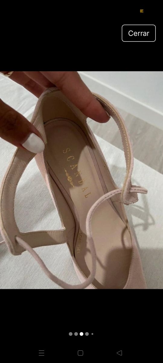 Zapatos Scandal rosa | Tacones