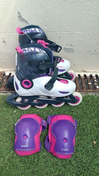 Patines Oxelo Play 5 (30-32) + protecciones