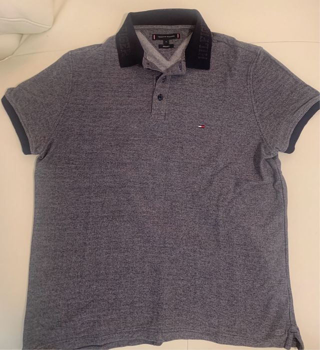 Polo Tommy Hilfiger M Gris