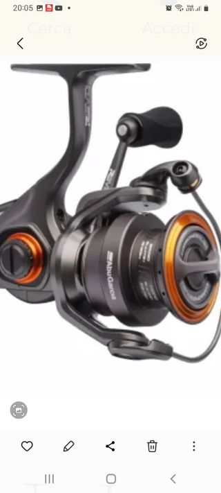 Mulinello Abu Garcia: mai usato, con filo 20