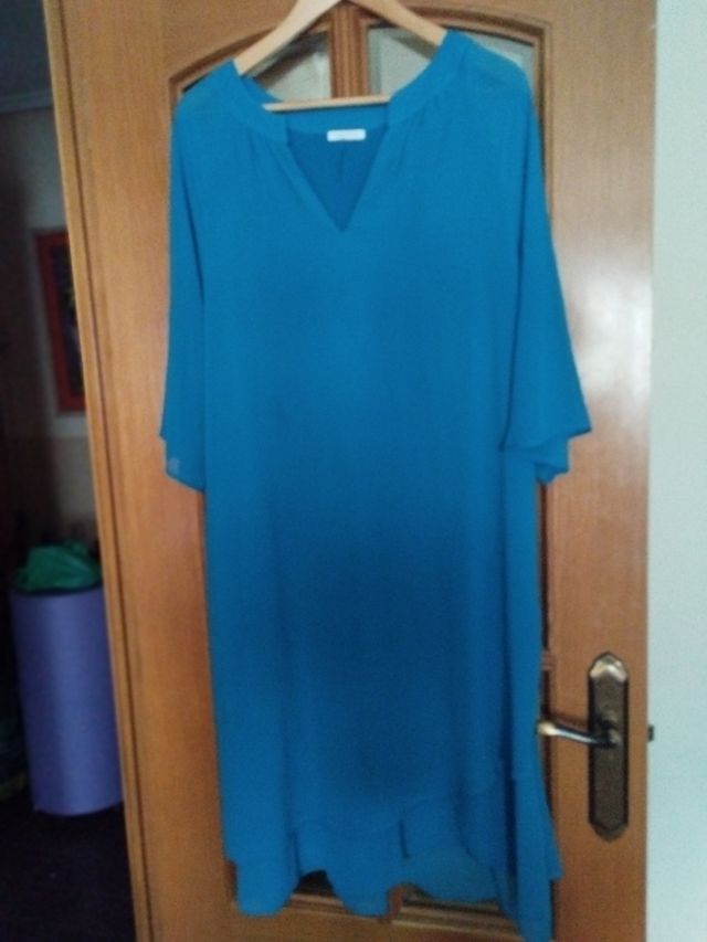 Vestido fluido Fiorella Rubino