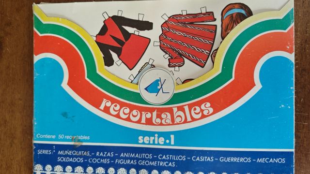 Recortables años 70 - 50 láminas