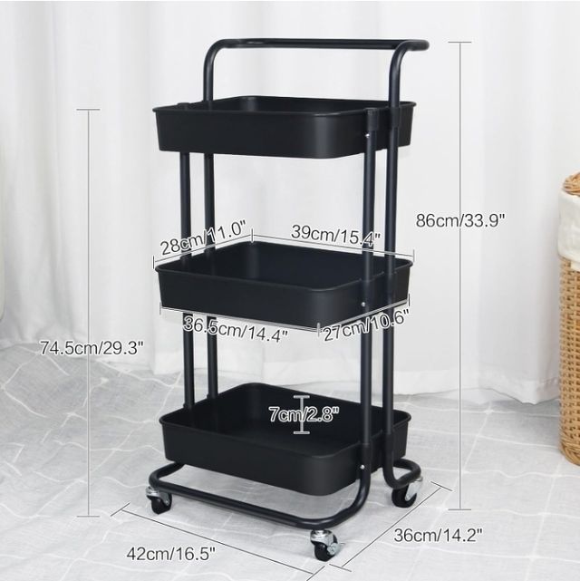 Carrello 3 ripiani - Cucina/Ufficio