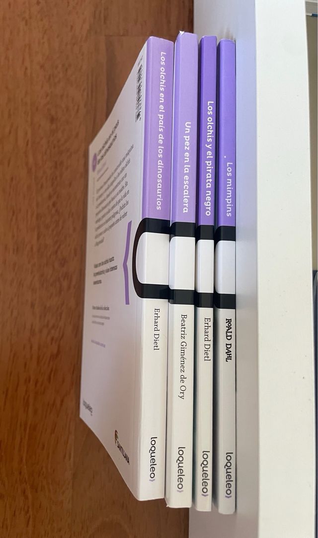 Lote 4 liros Loqueleo Santillana +8