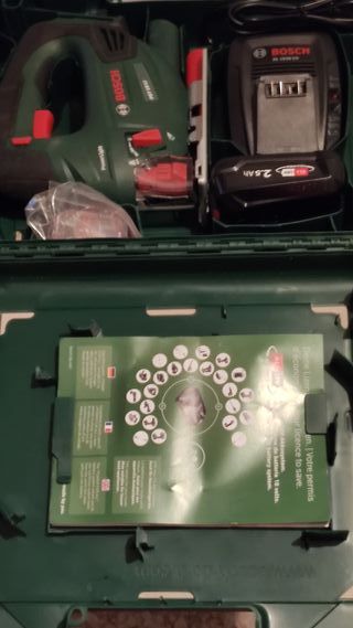 Sierra calar Bosch PST 18 LI - 1 batería