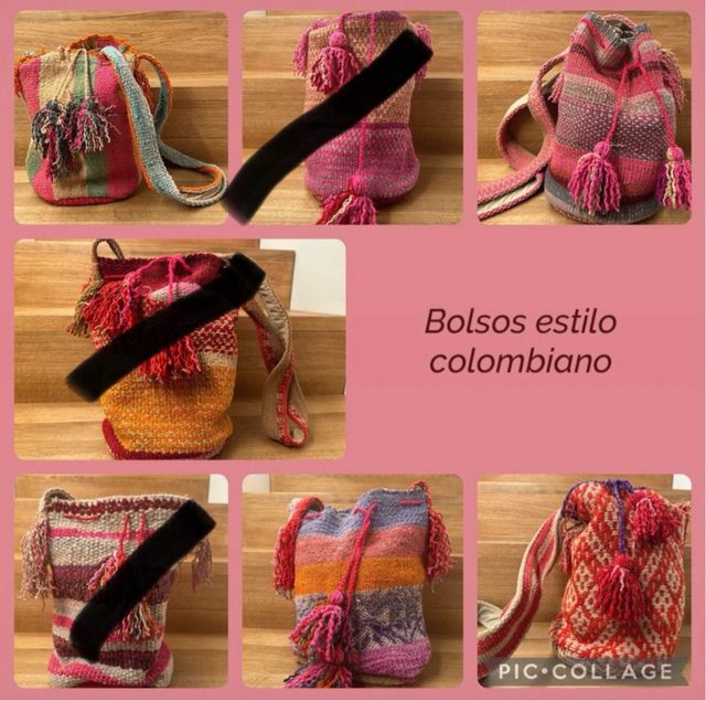 Bolsos tejido colombiano (31 euros la unidad)