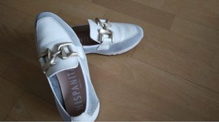 Mocasines Hispanitas Kansas blancos T38 