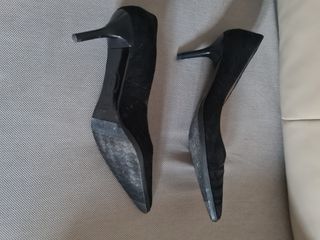 Tacones Just Cavalli negros, talla 39,5