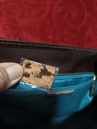 Borsa Etro marrone effetto coccodrillo