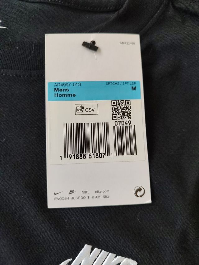 Camiseta Nike negra - Talla M