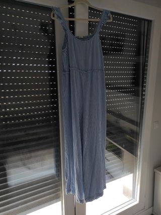 Mono rayas azul blanco 