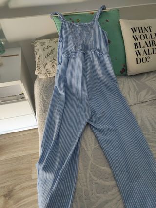 Mono rayas azul blanco 
