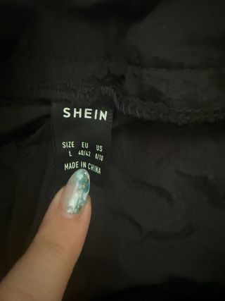 Pantalones deportivos SHEIN reflectantes L