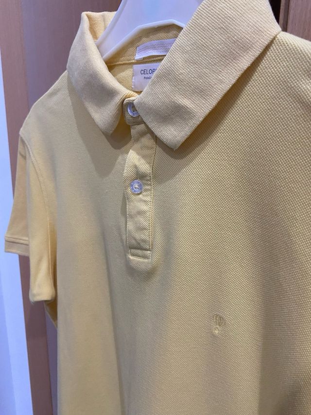 Polo CELOPMAN amarillo talla M de segunda mano por 15 EUR en