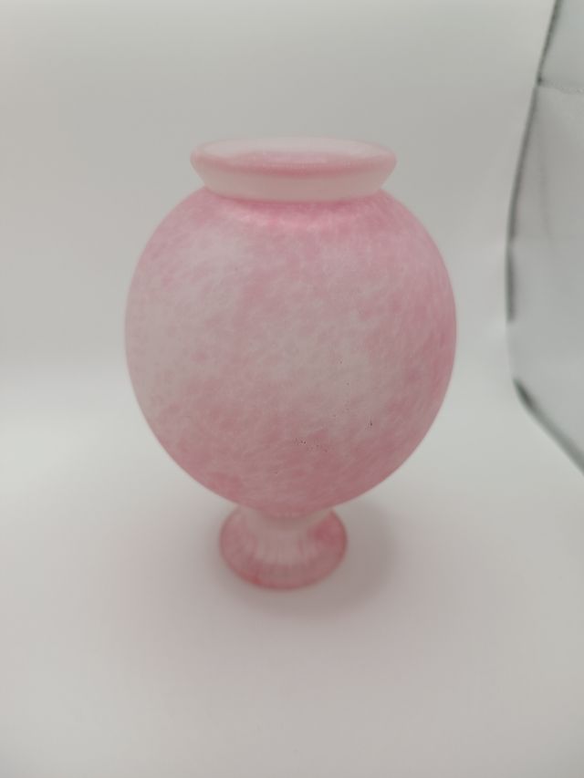 Vaso Murano rosa satinato