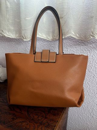 Bolso bandolera camel