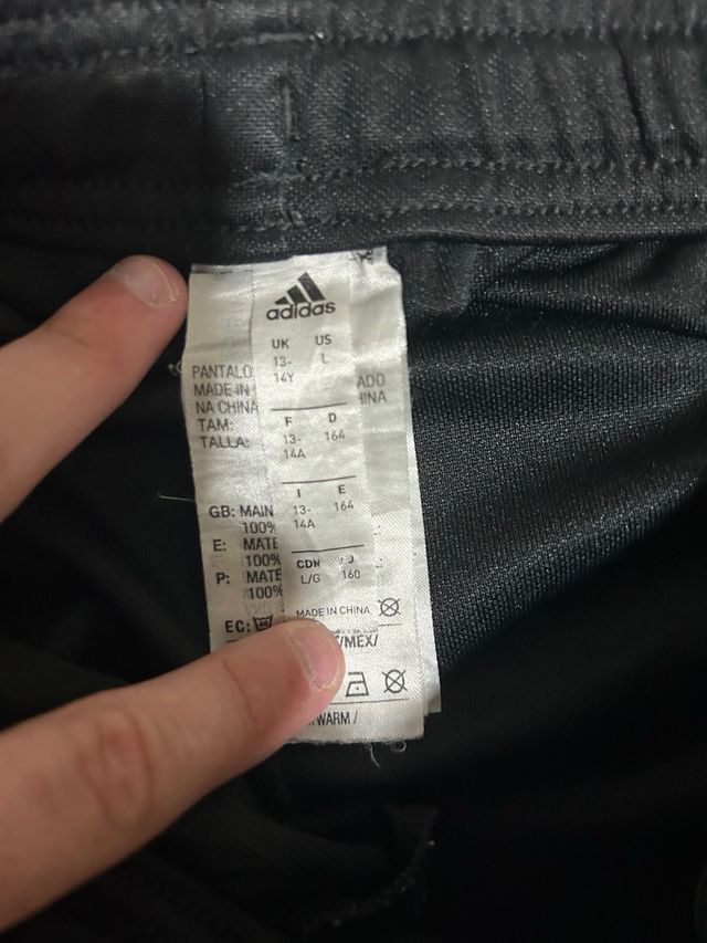 Pantalones Adidas Negro