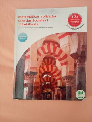 MATEMÁTICAS APLICADAS A LAS CIENCIAS SOCIALES I