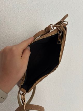 Bolso bandolera marrón claro